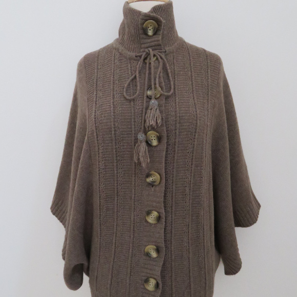 ESSENTIEL ANTWERP dolman cardigan cape sweater - Picture 1 of 6